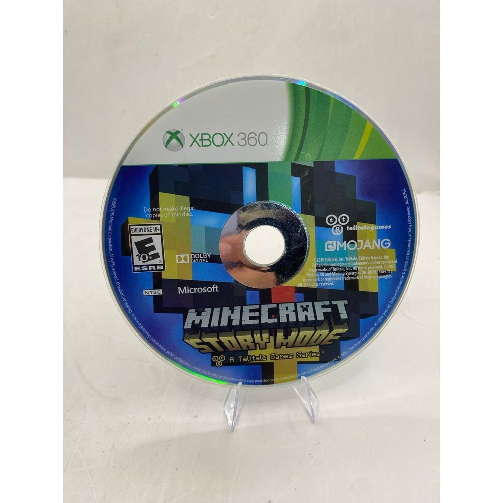 Minecraft Story Mode Xbox 360 Complete Adventure Telltale Games Disc only